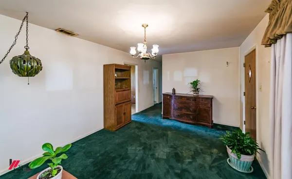 a view of a livingroom with a toys