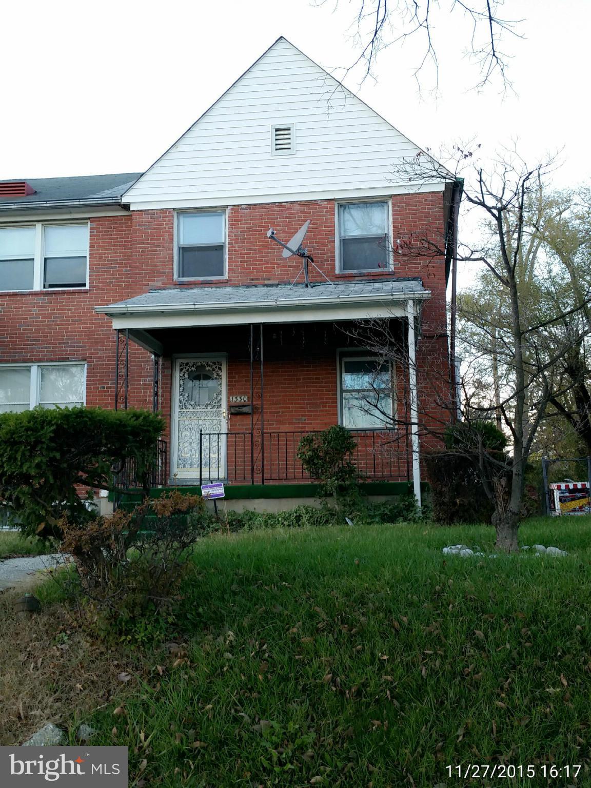 1330 East Cold Spring Lane Baltimore, MD 21239 - Photo 1 of 19 Exterior (Front)