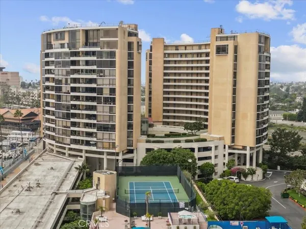 a front view of a building