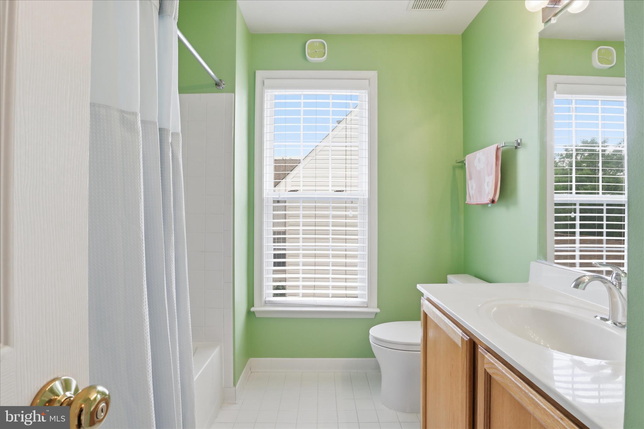 25352 Ripleys Field Drive Chantilly, VA 20152 - Photo 23 of 54 a bathroom with a sink a toilet and tub