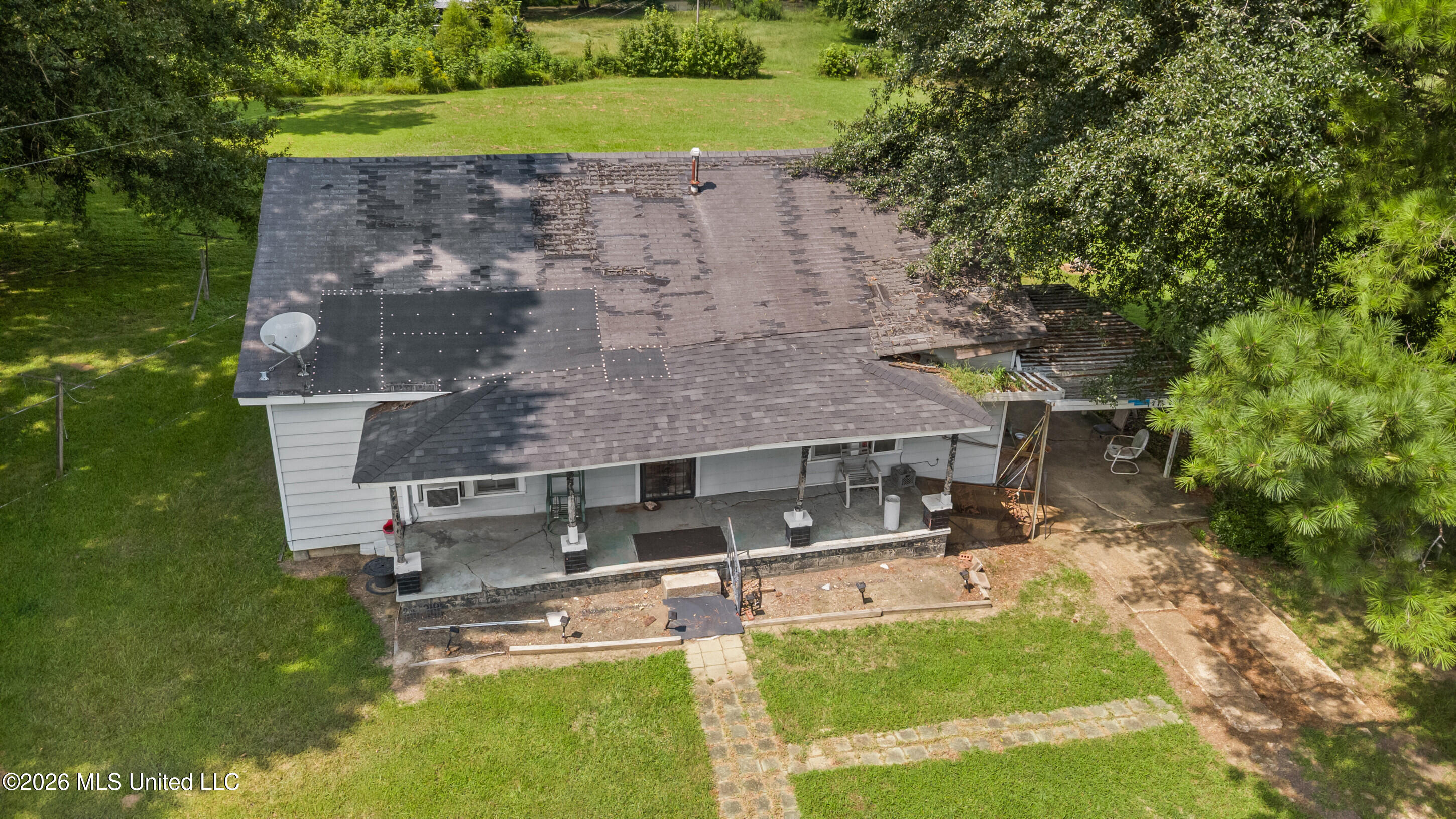 5376 Byhalia Road Hernando, MS 38632 - Photo 15 of 41 Aerial View of Vacant House on Property