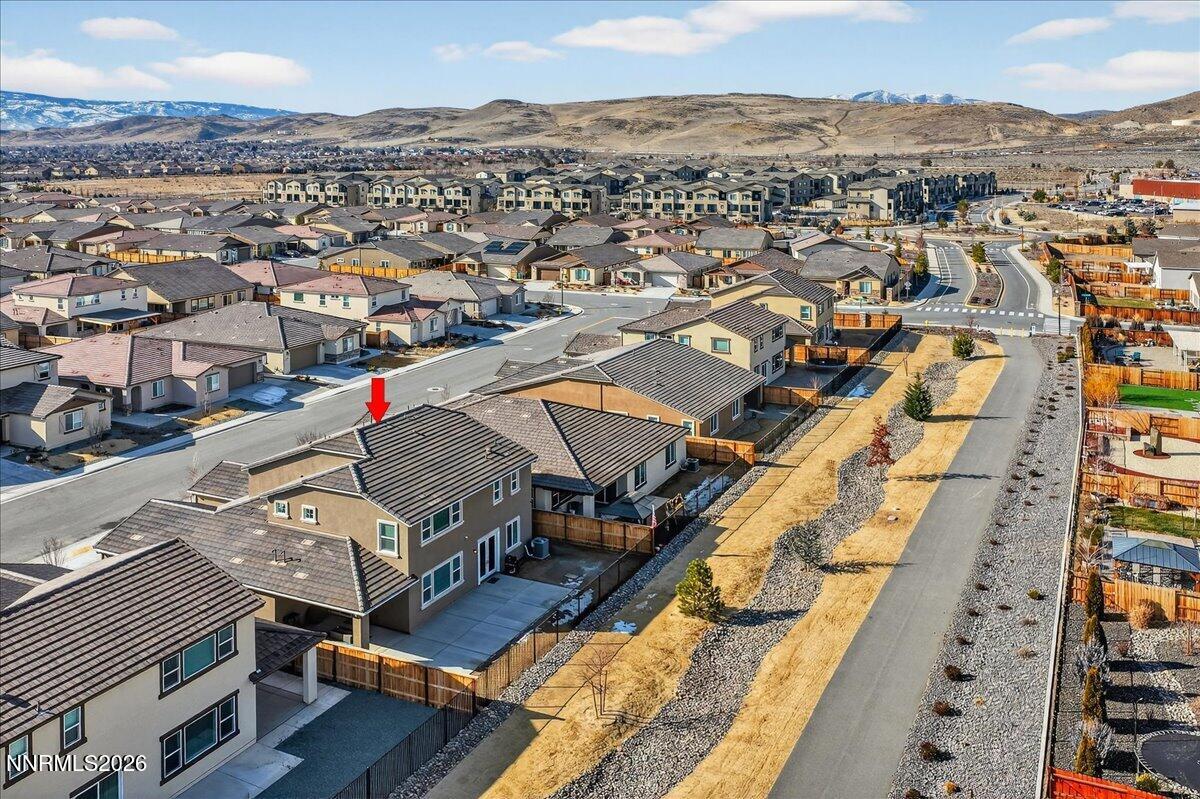 1280 Harness Drive Sparks, NV 89436 - Photo 45 of 46 an aerial view of residential houses with outdoor space