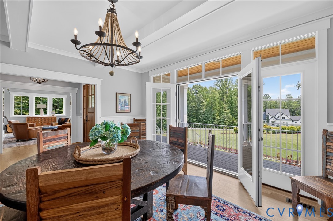 2122 Jockey Ridge Road Maidens, VA 23102 - Photo 14 of 63 a view of a dining room with furniture window and outside view