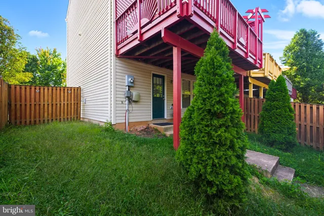 a view of a backyard with plants
