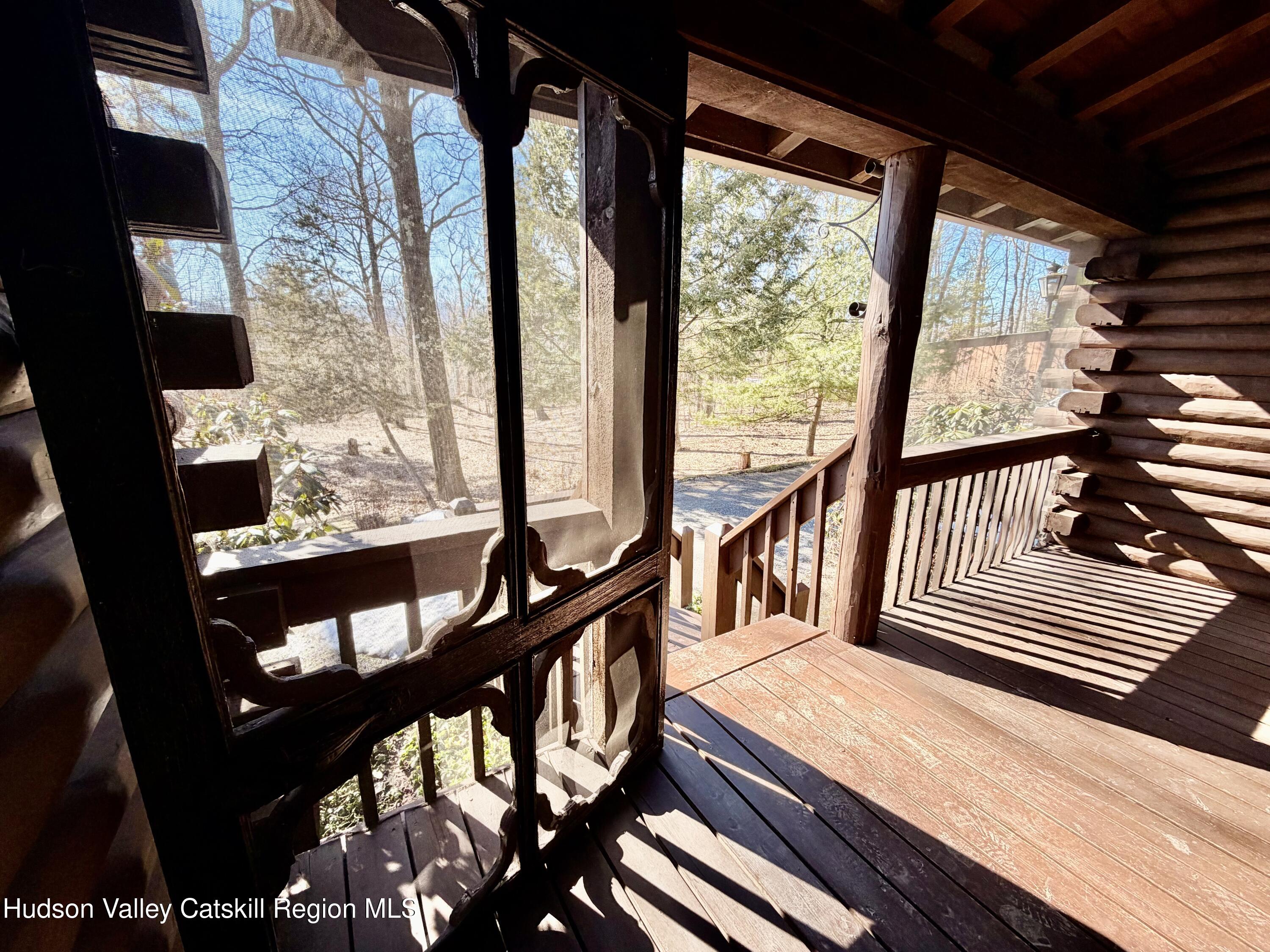 380 Easy Street Catskill, NY 12414 - Photo 47 of 57 a view of a balcony with wooden floor