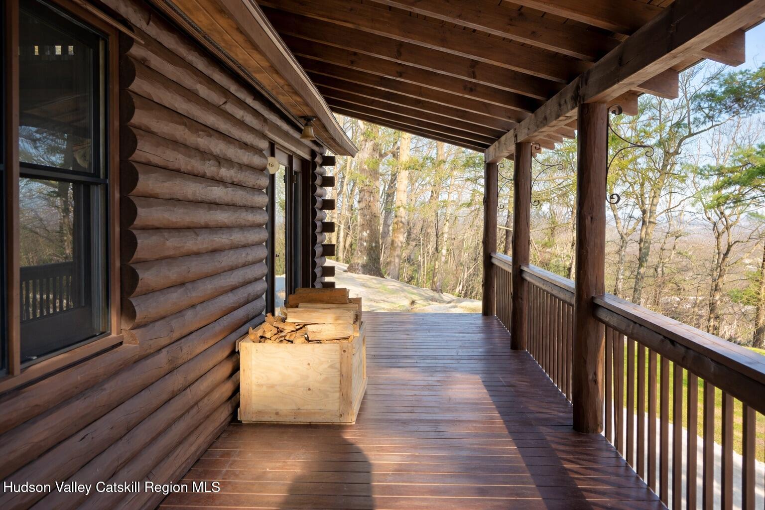380 Easy Street Catskill, NY 12414 - Photo 10 of 57 a view of a porch with wooden floor