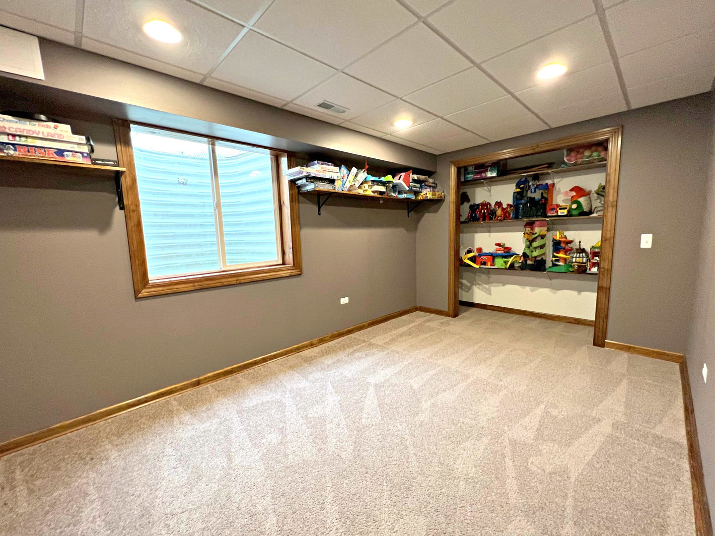 14508 Nichols Road Hebron, IL 60034 - Photo 20 of 38 a view of an empty room with storage and utility room
