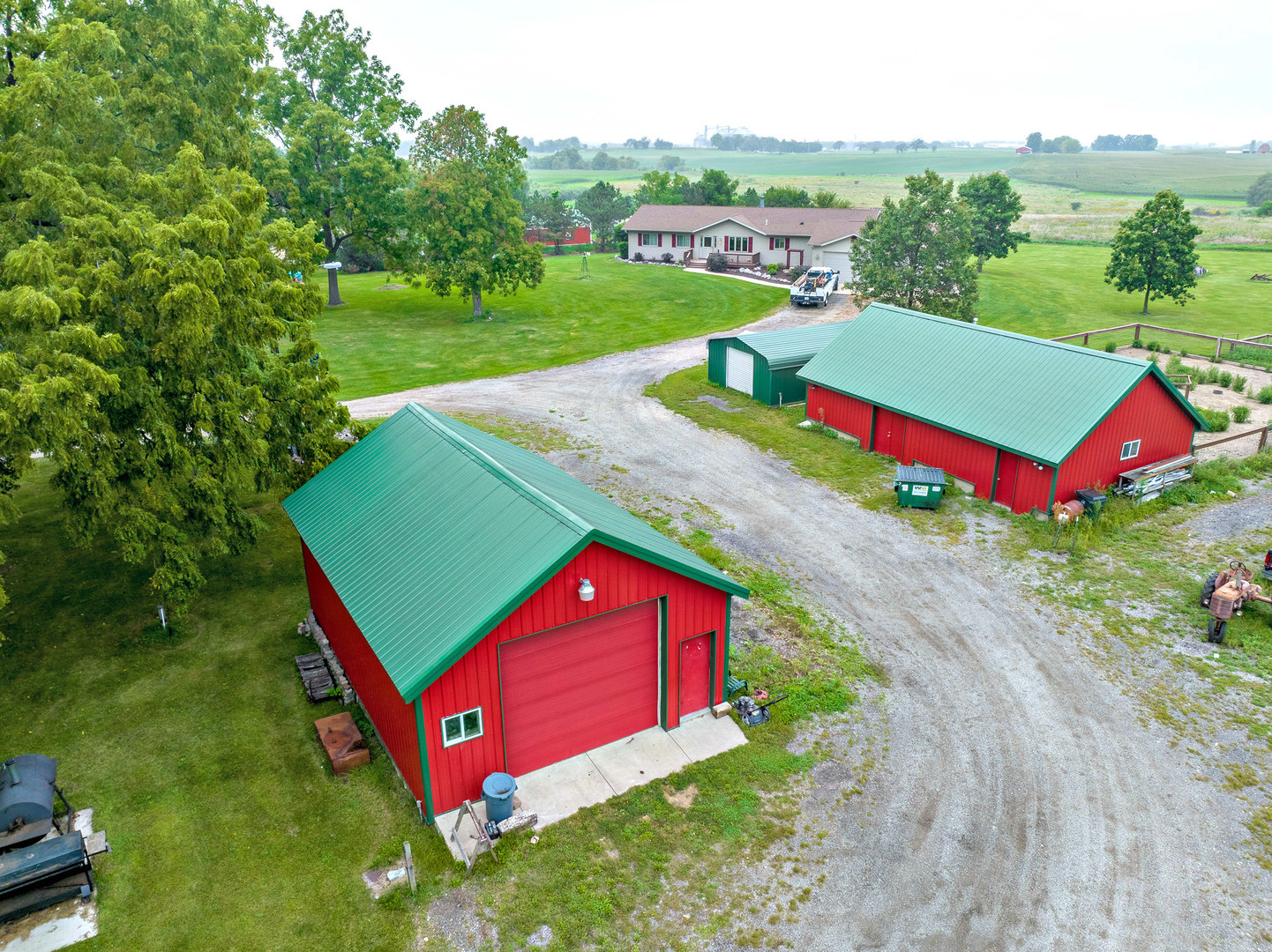 14508 Nichols Road Hebron, IL 60034 - Photo 2 of 38 an aerial view of a house
