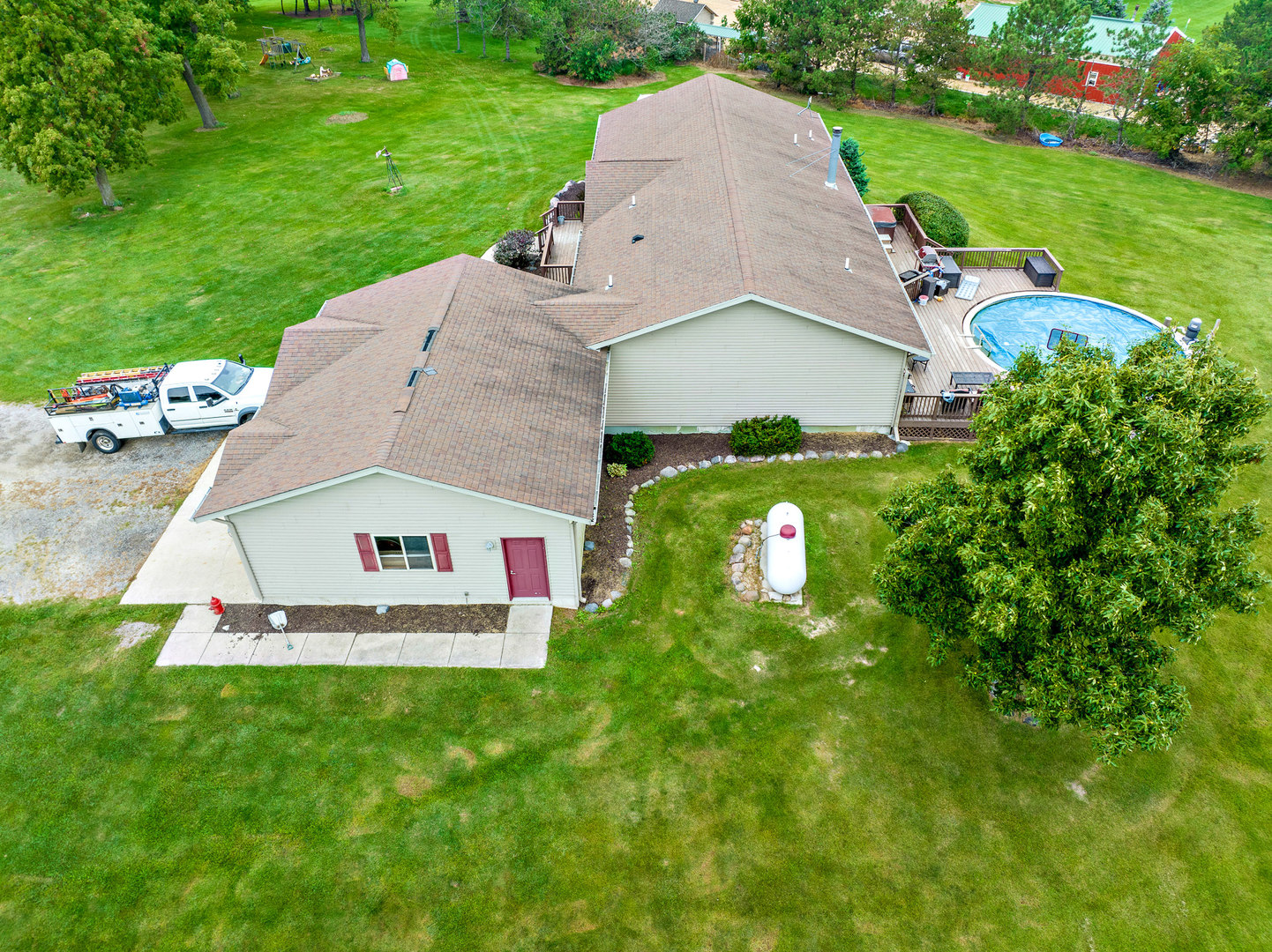 14508 Nichols Road Hebron, IL 60034 - Photo 37 of 38 an aerial view of a house