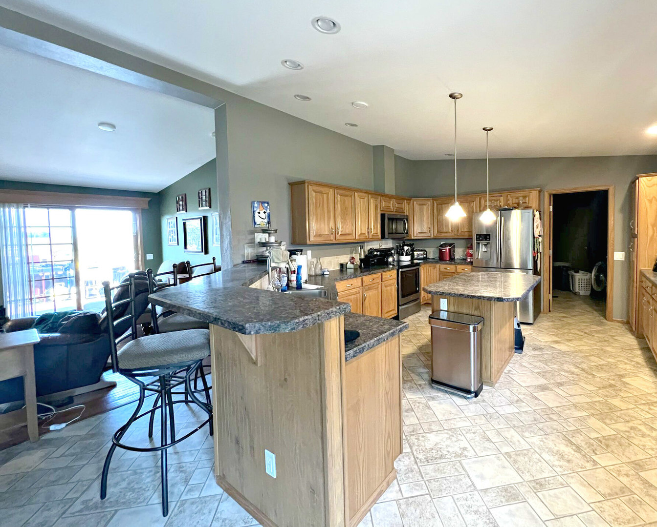 14508 Nichols Road Hebron, IL 60034 - Photo 10 of 38 a kitchen with lots of counter top space