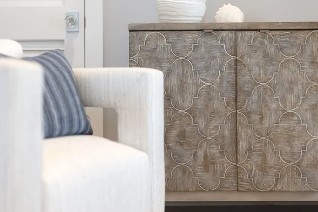 a bedroom with a bed and a desk