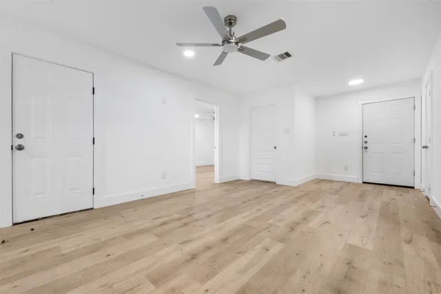 a view of an empty room