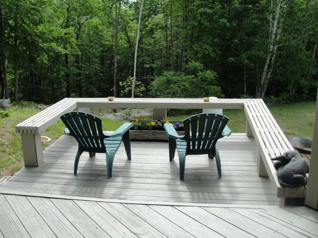 95 Harrison Heights Road Harrison, ME 04040 - Photo 32 of 33 Very private and peaceful deck...
