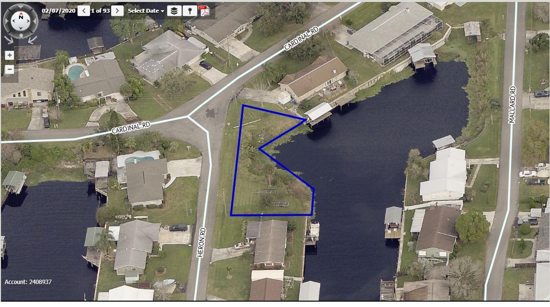 0 Unknown Road Cocoa, FL 32926 - Photo 1 of 9 Poincett Acres Lot 37 aerial view