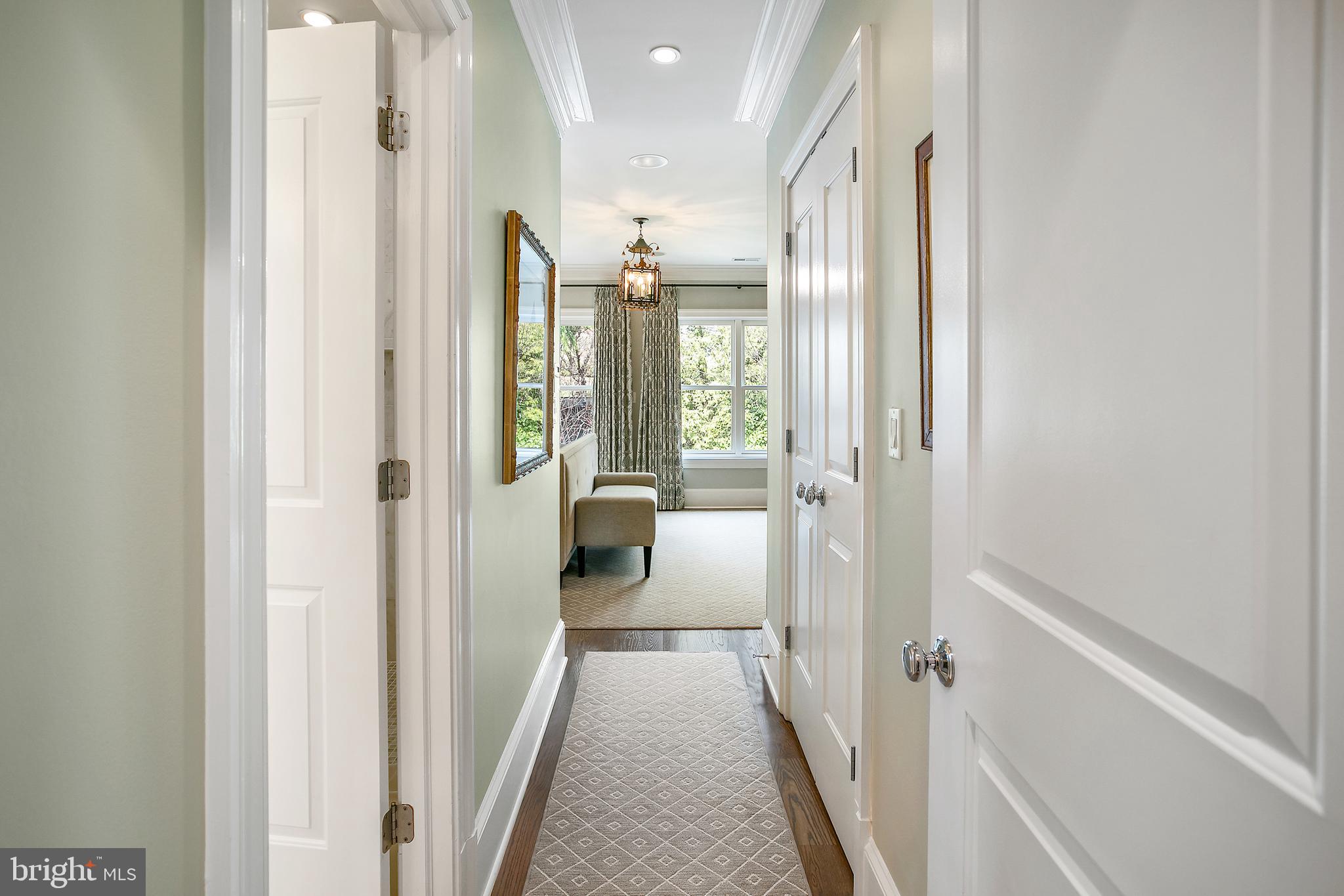 2807 Q Street Northwest Washington, DC 20007 - Photo 15 of 34 a view of a bathroom from the hallway