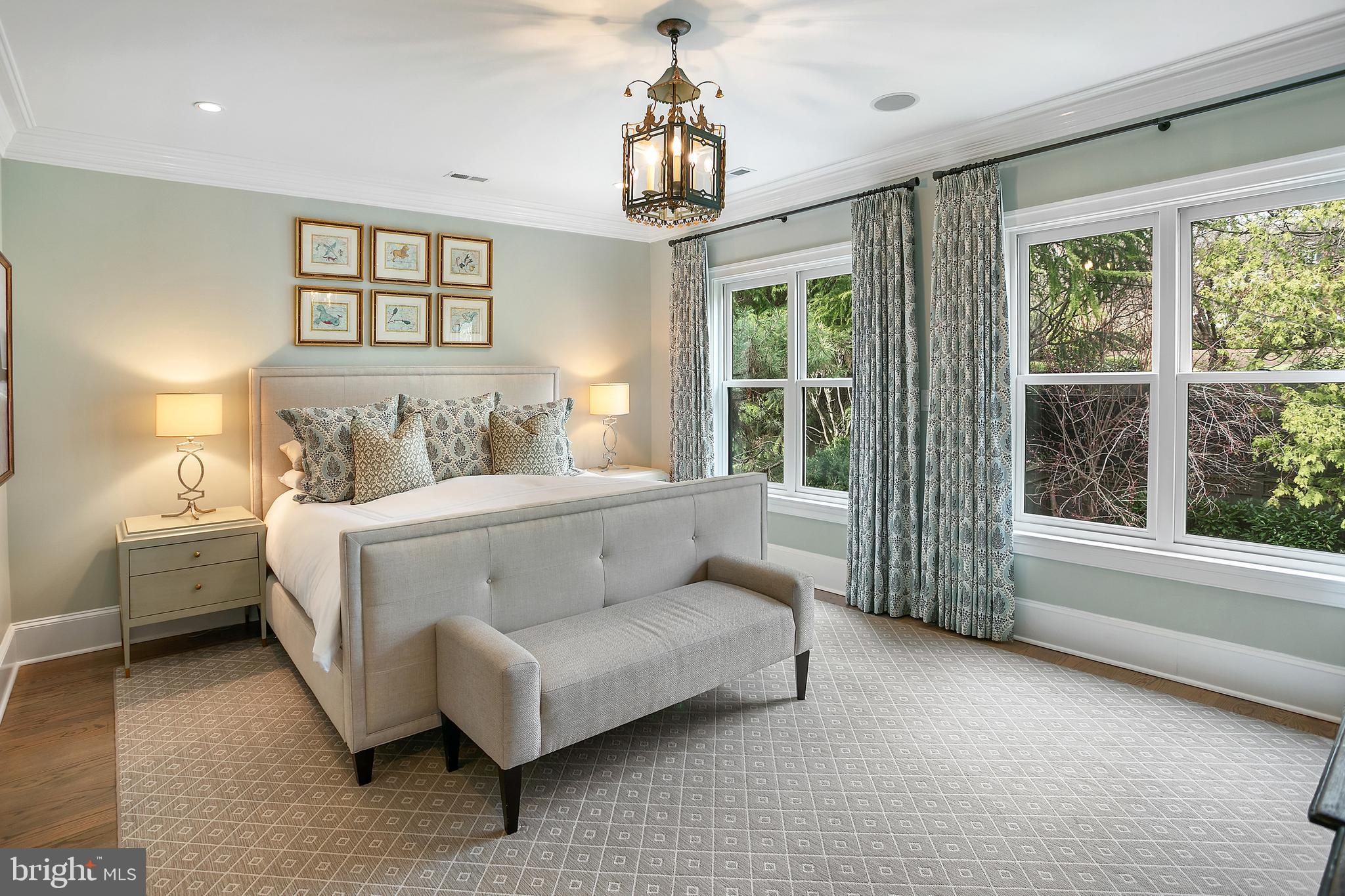 2807 Q Street Northwest Washington, DC 20007 - Photo 19 of 34 a spacious bedroom with a bed and a large window