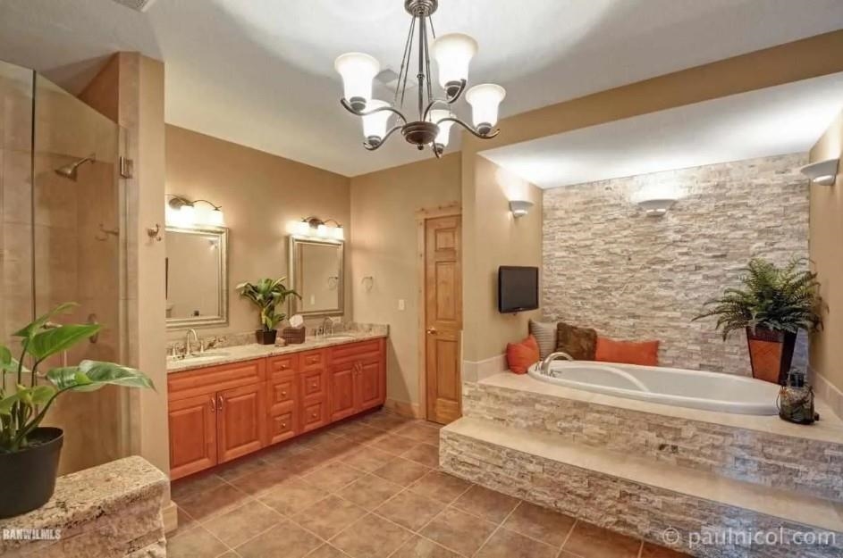 2287 West Hanover Road Hanover, IL 61041 - Photo 13 of 38 a living room with furniture and a chandelier