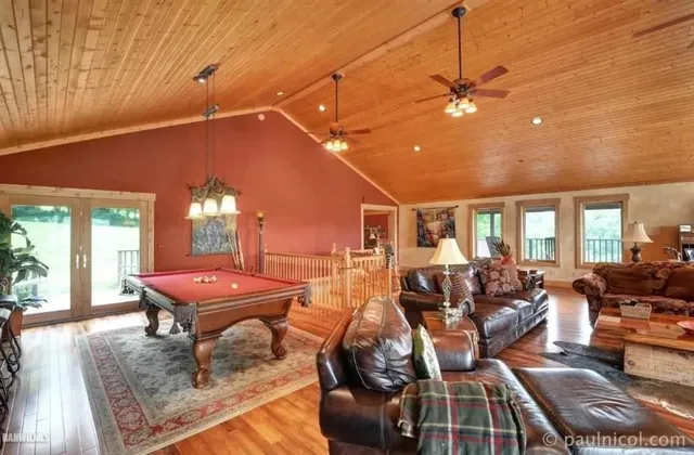 a outdoor space with furniture