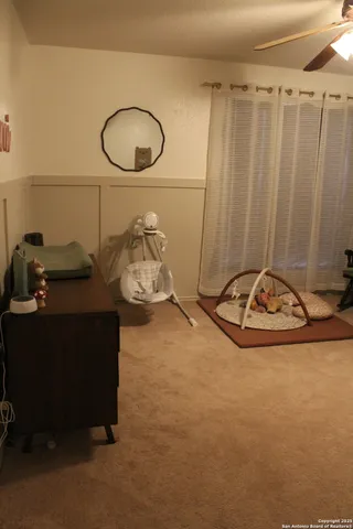 a room with furniture and window