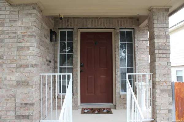 a view of front door