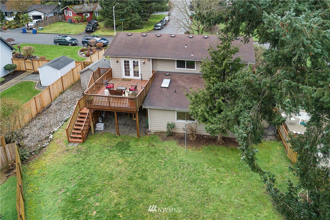 21723 2nd Avenue Southeast Bothell, WA 98021 - Photo 26 of 27 an aerial view of a house with a garden