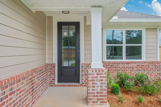 a view of small space with a window