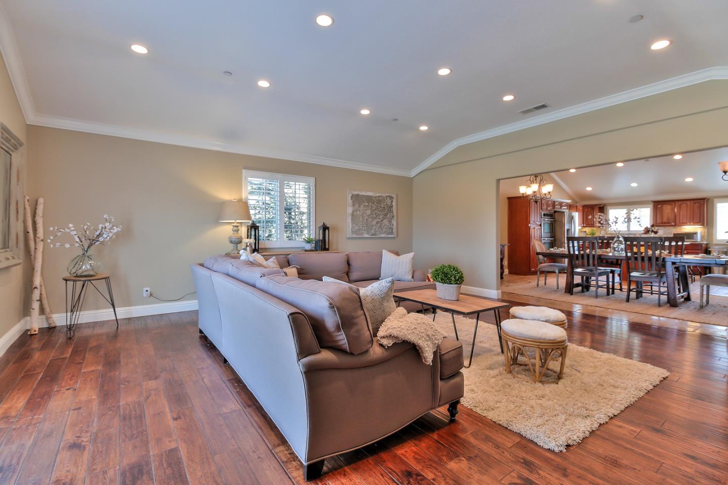 10415 New Avenue Gilroy, CA 95020 - Photo 7 of 55 a living room with furniture and a wooden floor