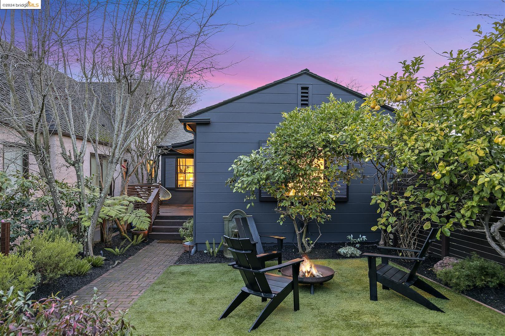 38 Windsor Avenue Kensington, CA 94708 - Photo 1 of 1 a backyard of a house with outdoor seating