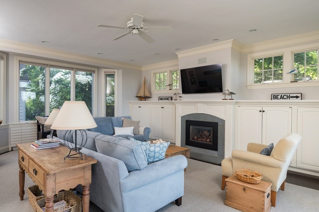 26 Talbot Road Hingham, MA 02043 - Photo 15 of 40 a living room with furniture fireplace and flat screen tv