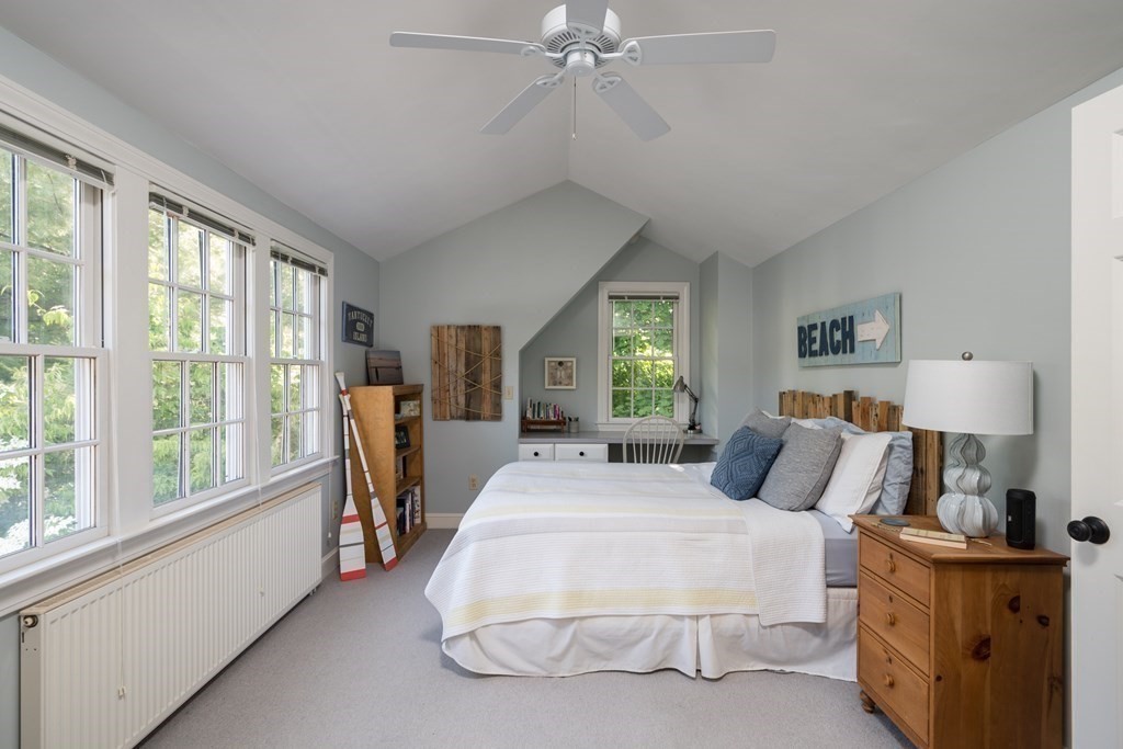26 Talbot Road Hingham, MA 02043 - Photo 21 of 40 a bedroom with bed and window with lamp