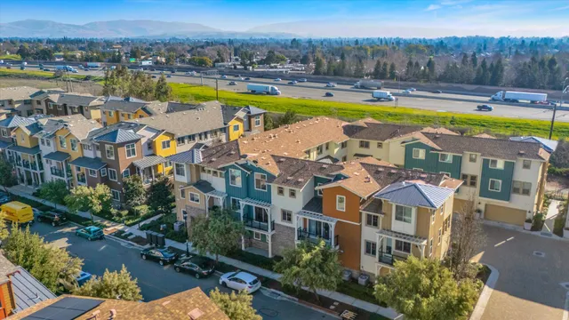 a view of a swimming pool with a lake view