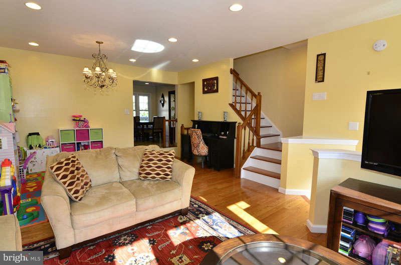 Living and dining room view