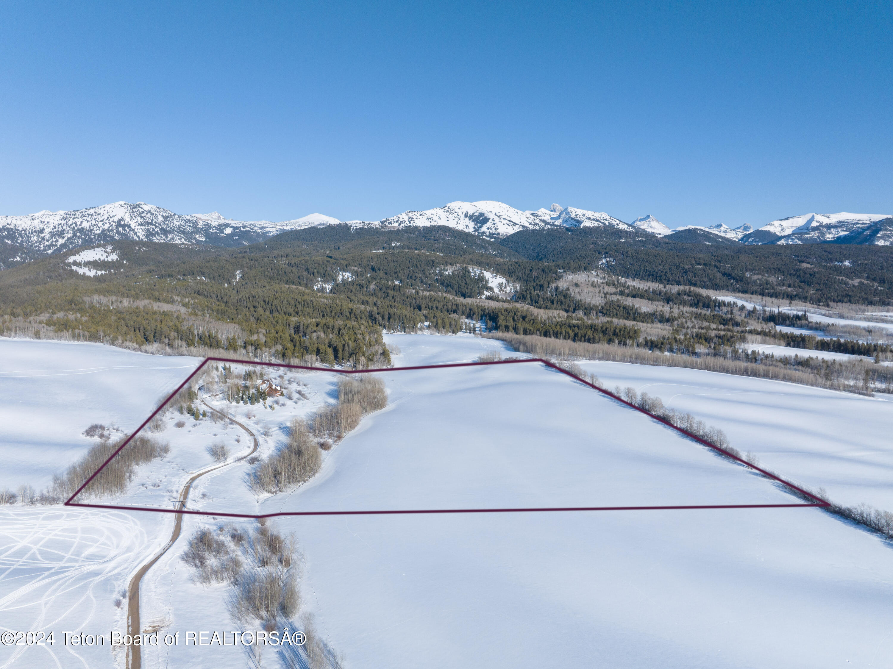 5 Blair Road Alta, WY 83414 - Photo 88 of 91 Winter Aerial 34