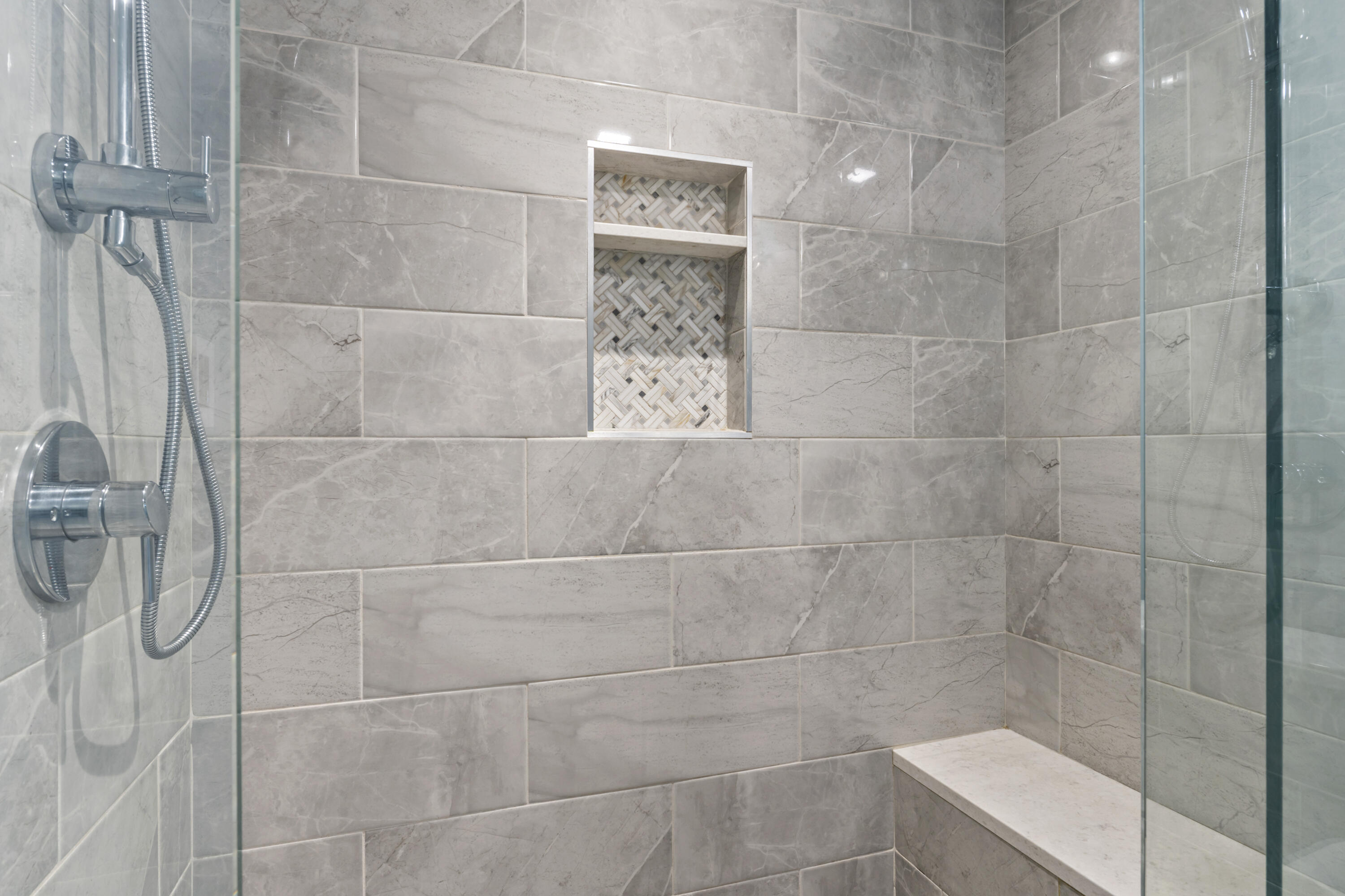 62 India Street, Unit 203 Portland, ME 04101 - Photo 35 of 70 Tiled shower