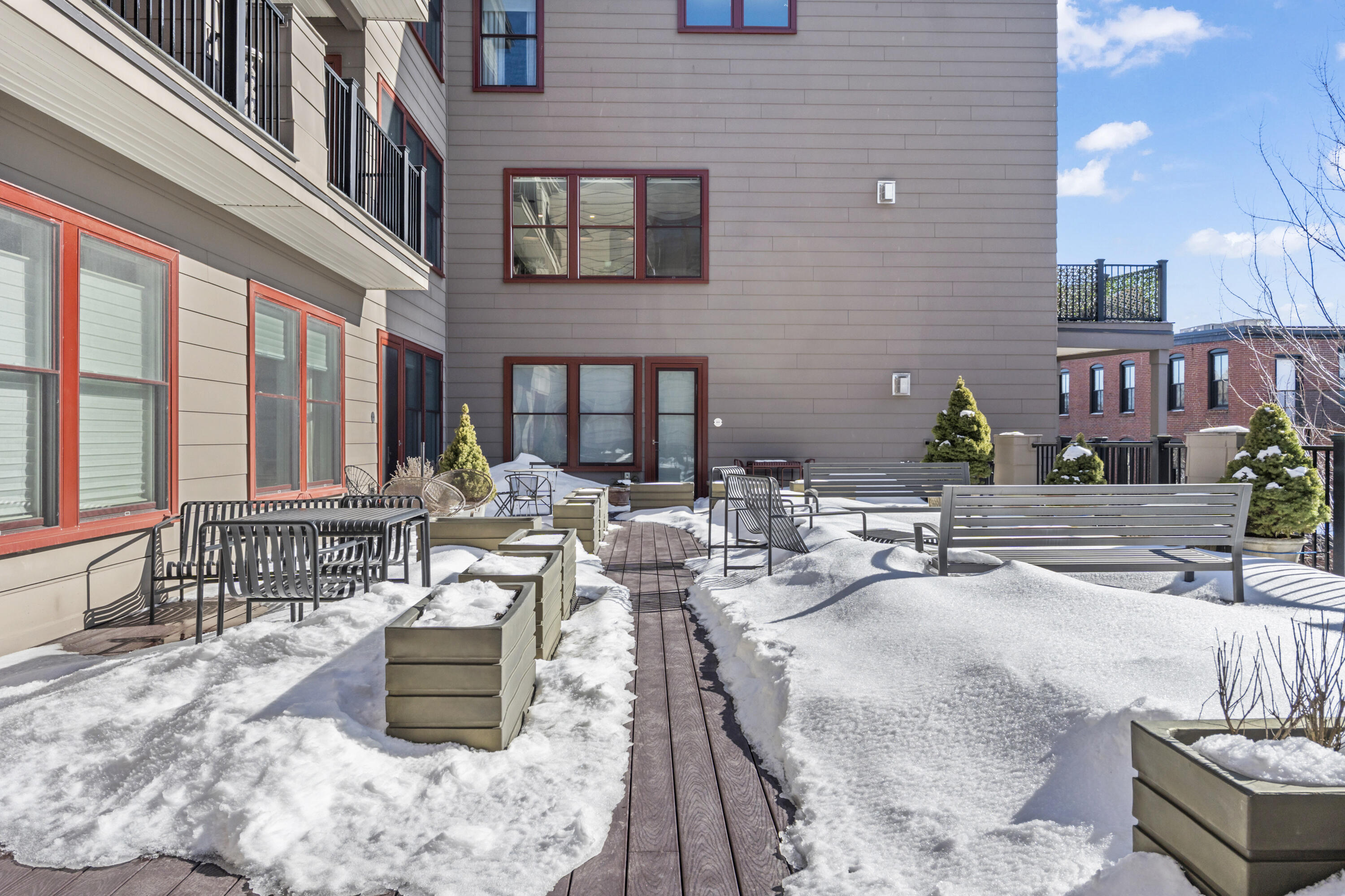 62 India Street, Unit 203 Portland, ME 04101 - Photo 44 of 70 Common Terrace on Second Floor