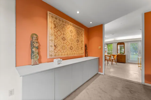 a view of a living room