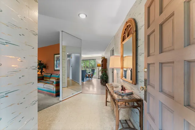 a view of a walk in closet