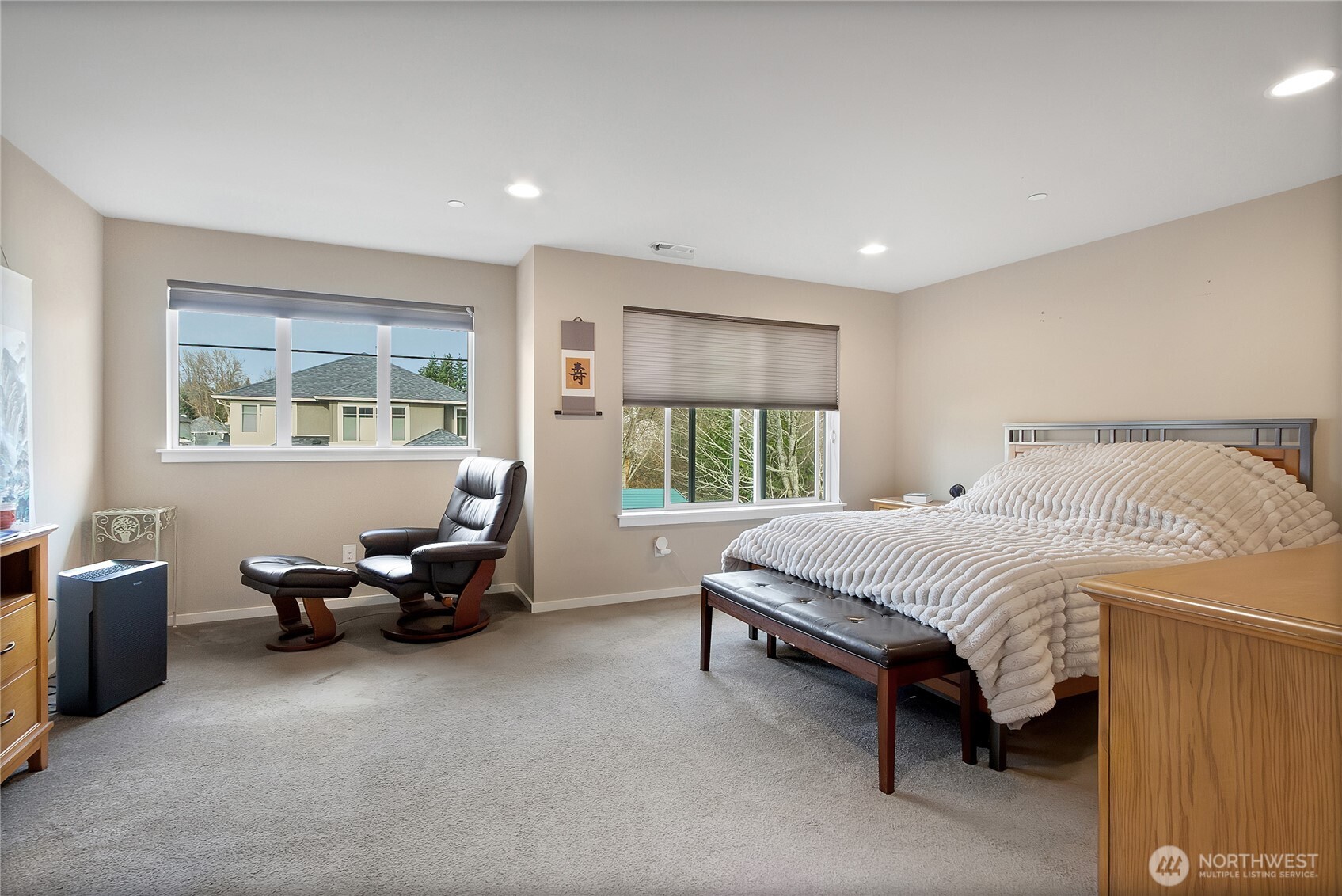 31524 11th Place Southwest Federal Way, WA 98023 - Photo 18 of 40 a bed room with a bed and a chair