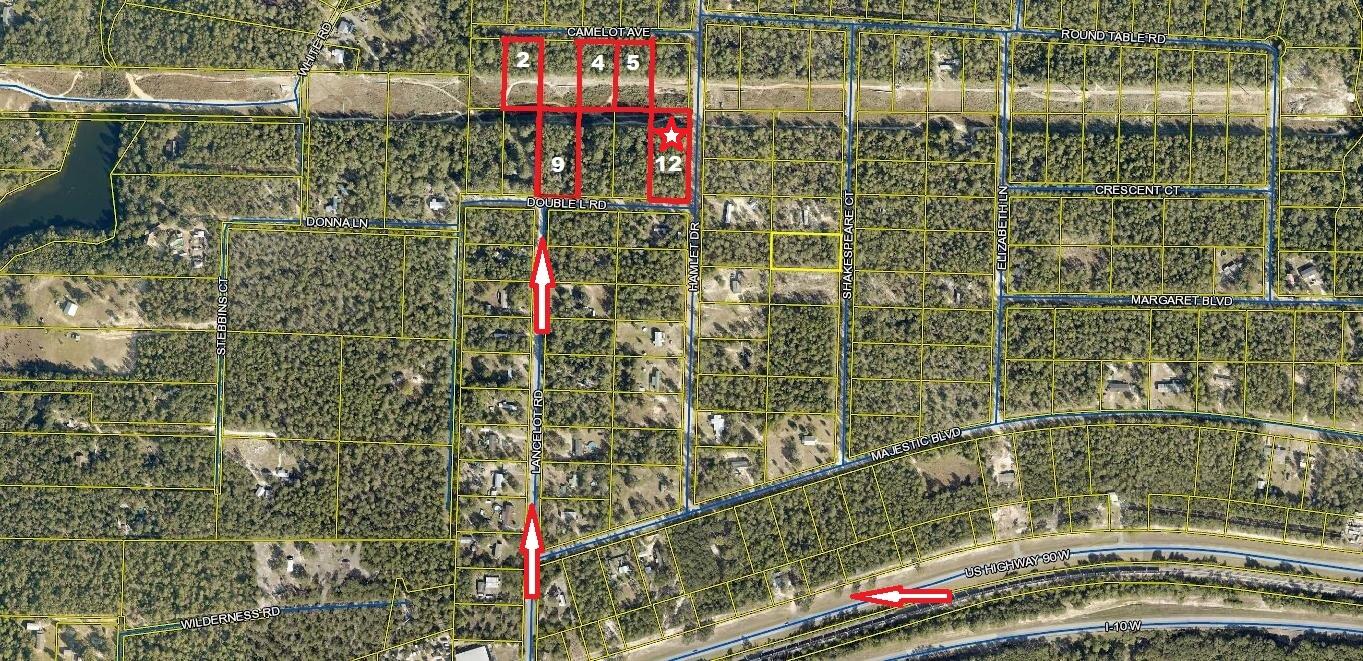 Lot 12 Double L Road DeFuniak Springs, FL 32433 - Photo 3 of 3 Aerial 3 (5 Lots)