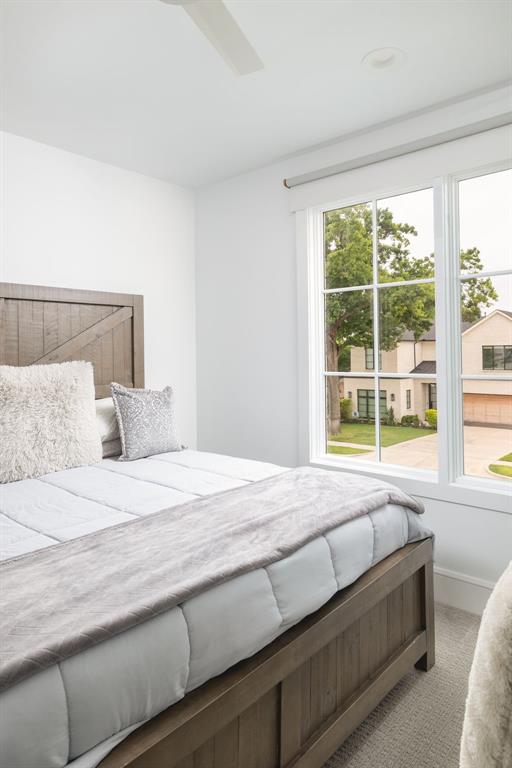 3963 Rochelle Drive Dallas, TX 75220 - Photo 28 of 40 Recessed lighting, ceiling fan, and large windows with white trim