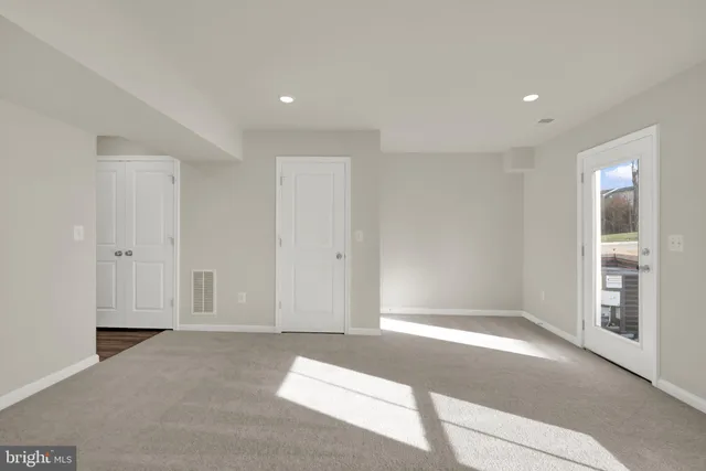a view of livingroom with hallway