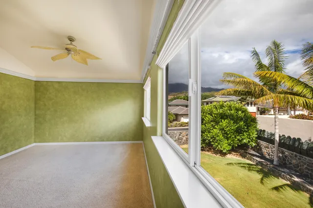 a view of an front door