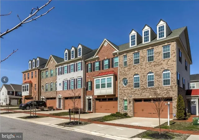 a front view of a building with street view