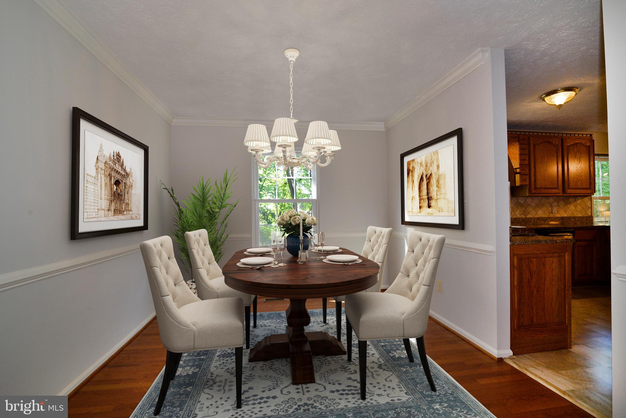 1494 Coat Ridge Road Herndon, VA 20170 - Photo 15 of 37 Virtually staged dining room