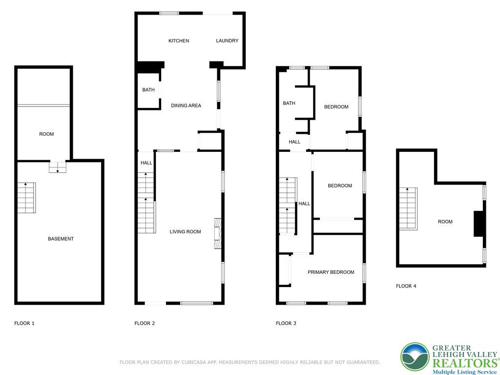 1328 High Street Bethlehem, PA 18018 - Photo 36 of 36 All floors without dimension