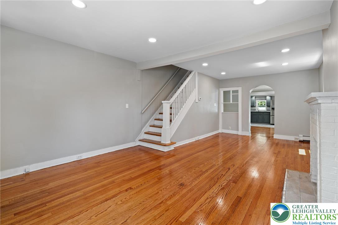 1328 High Street Bethlehem, PA 18018 - Photo 4 of 36 a view of an empty room with wooden floor