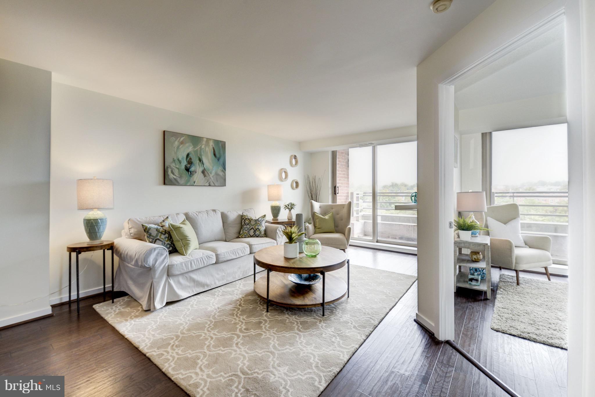 1275 25th Street Northwest, Unit 701 Washington, DC 20037 - Photo 8 of 8 Welcome to #701! Hardwood floors, open floor plan.