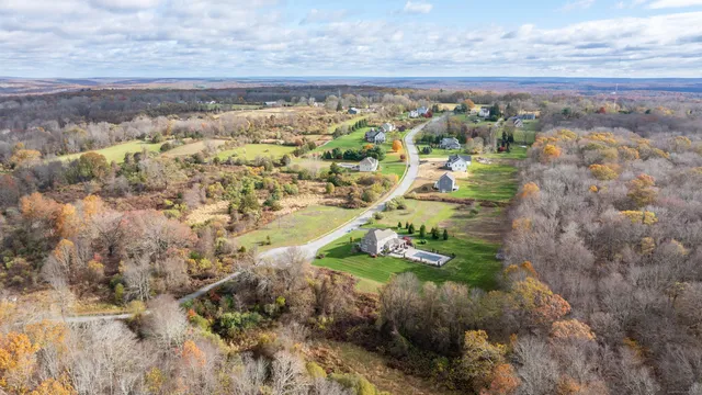a view of a lake with mountains