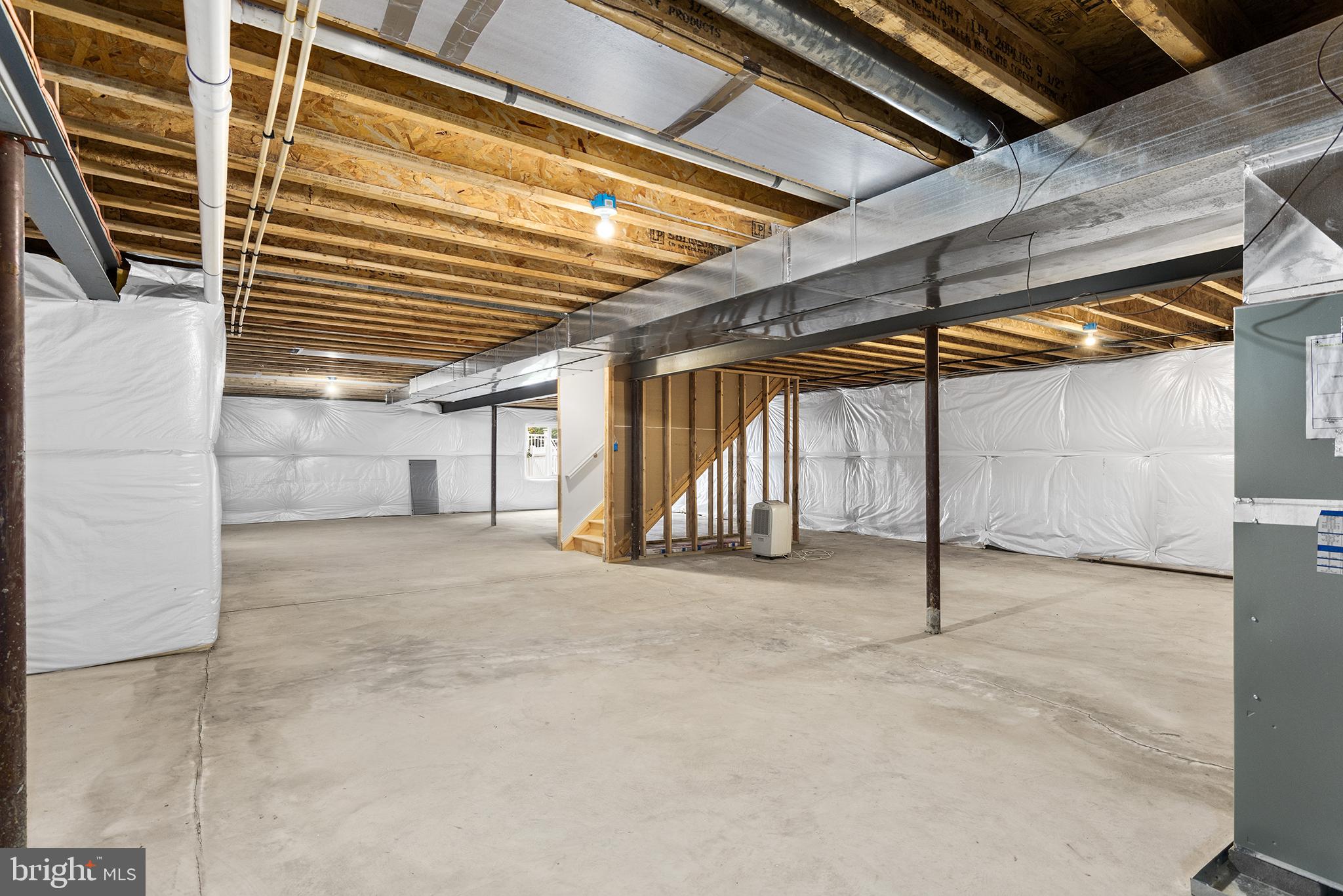 430 Welsh Hill Road Newark, DE 19702 - Photo 20 of 23 Basement high ceiling, access window