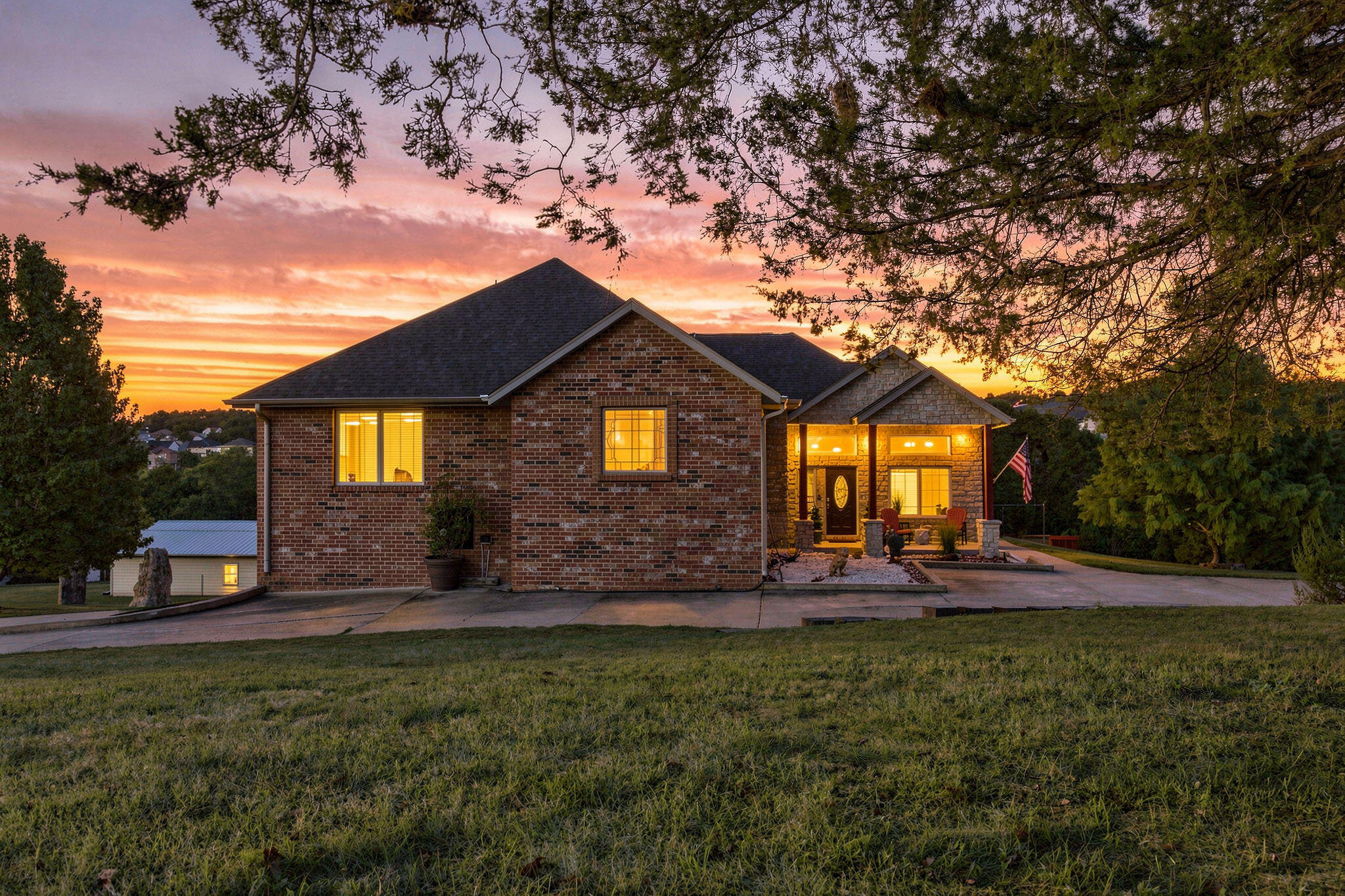 1218 Oak Hill Road Ozark, MO 65721 - Photo 68 of 78 sunset front